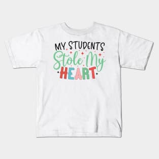 My students stole my heart Kids T-Shirt